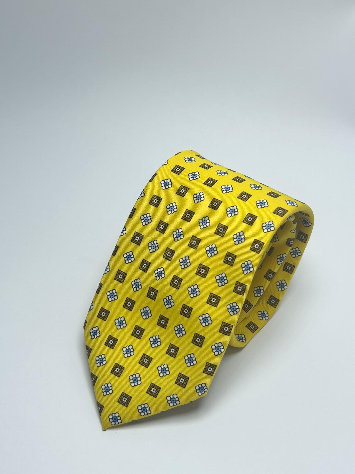 Cravatta Fantasia Gialla