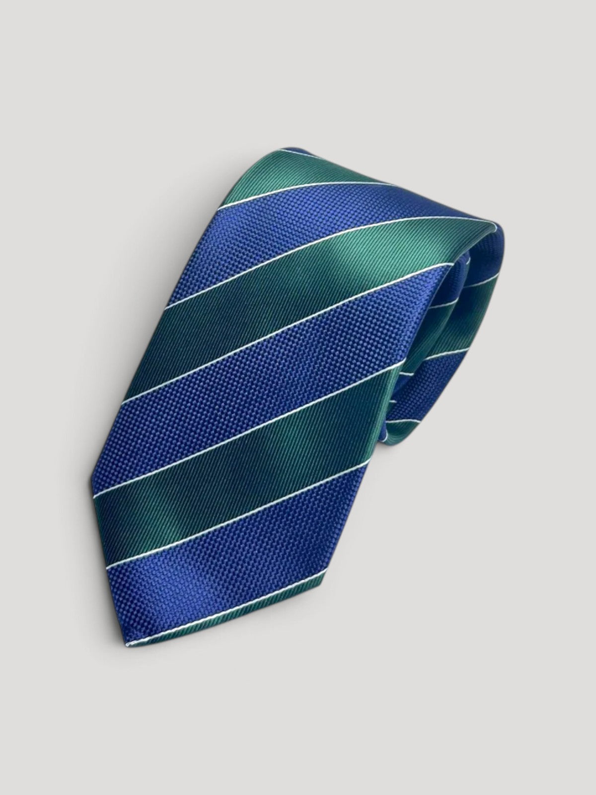 Cravatta Regimental Blu e Verde