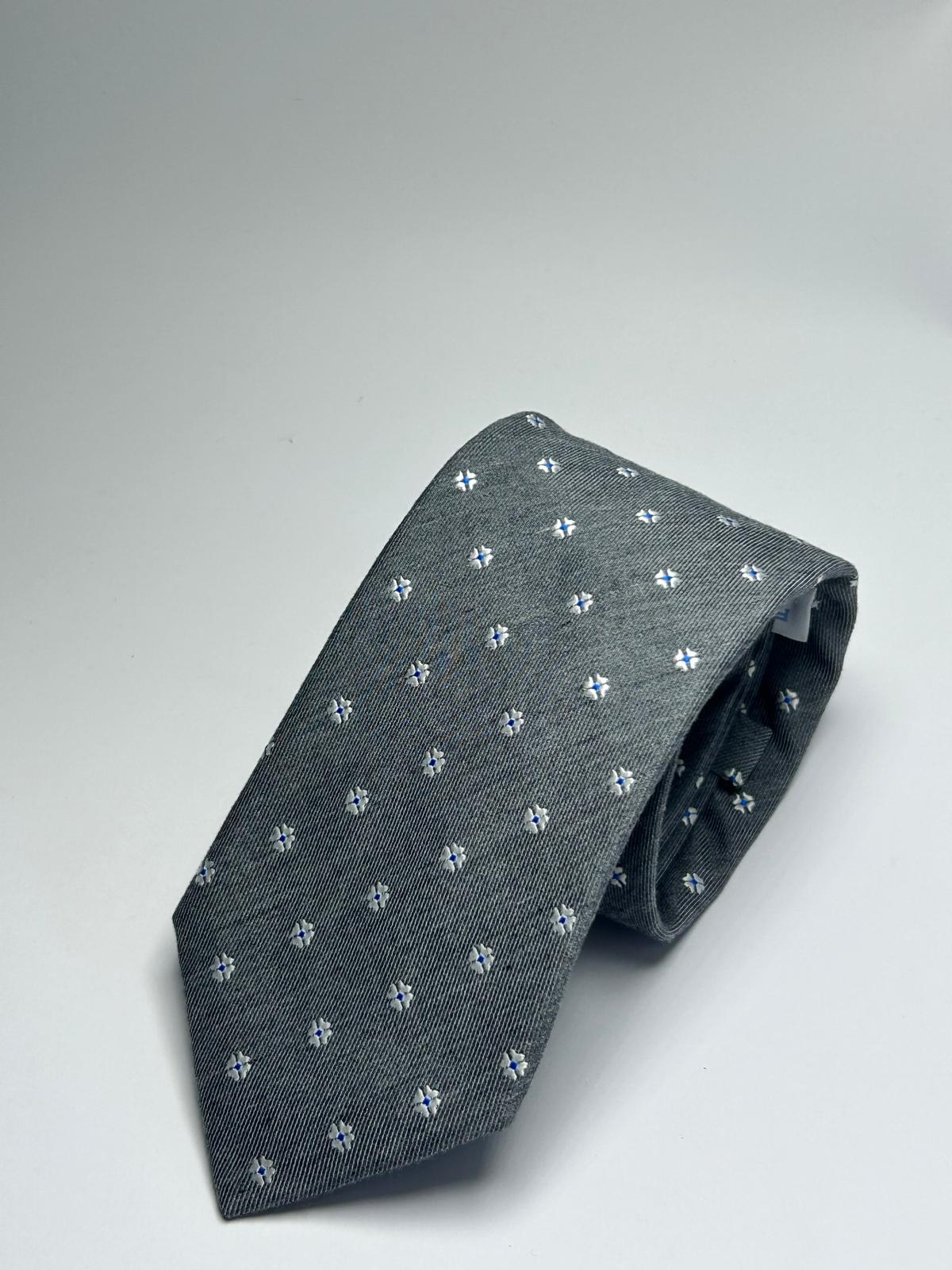 Cravatta Fantasia Grigio