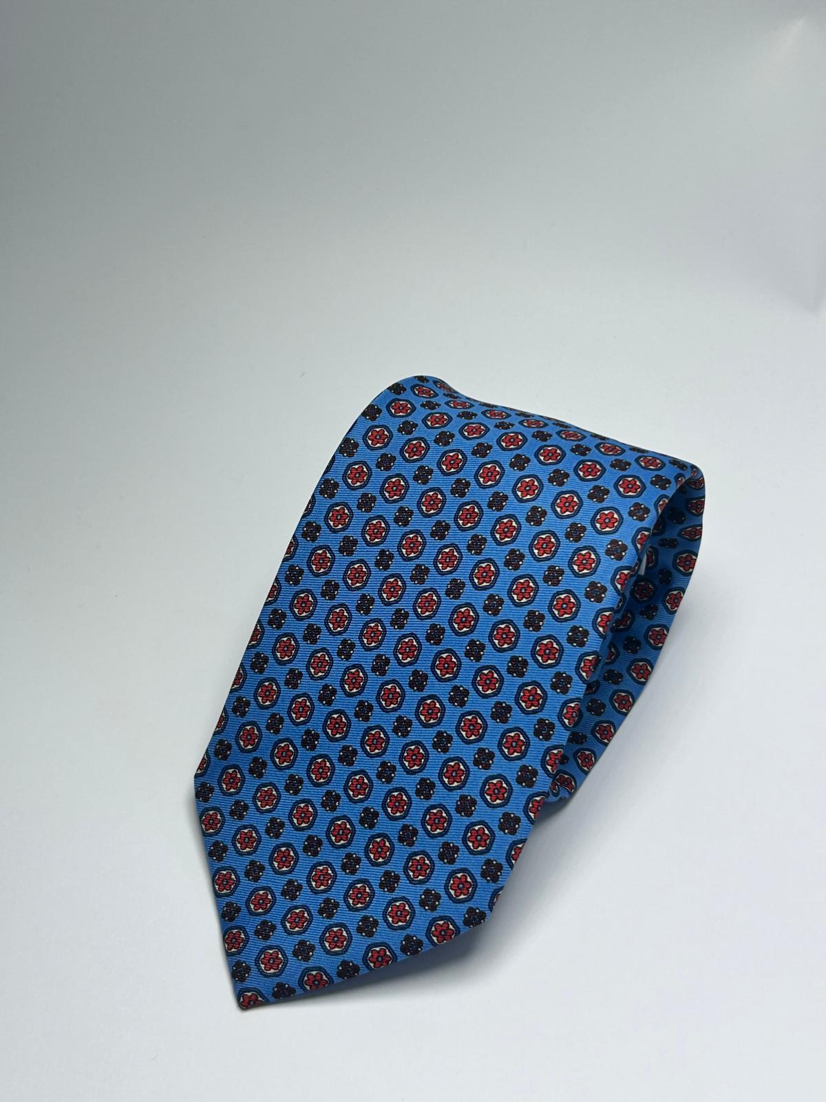 Cravatta Fantasia Celeste
