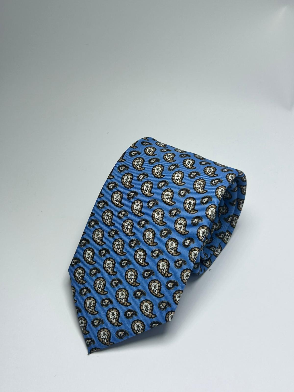 Cravatta Fantasia Celeste