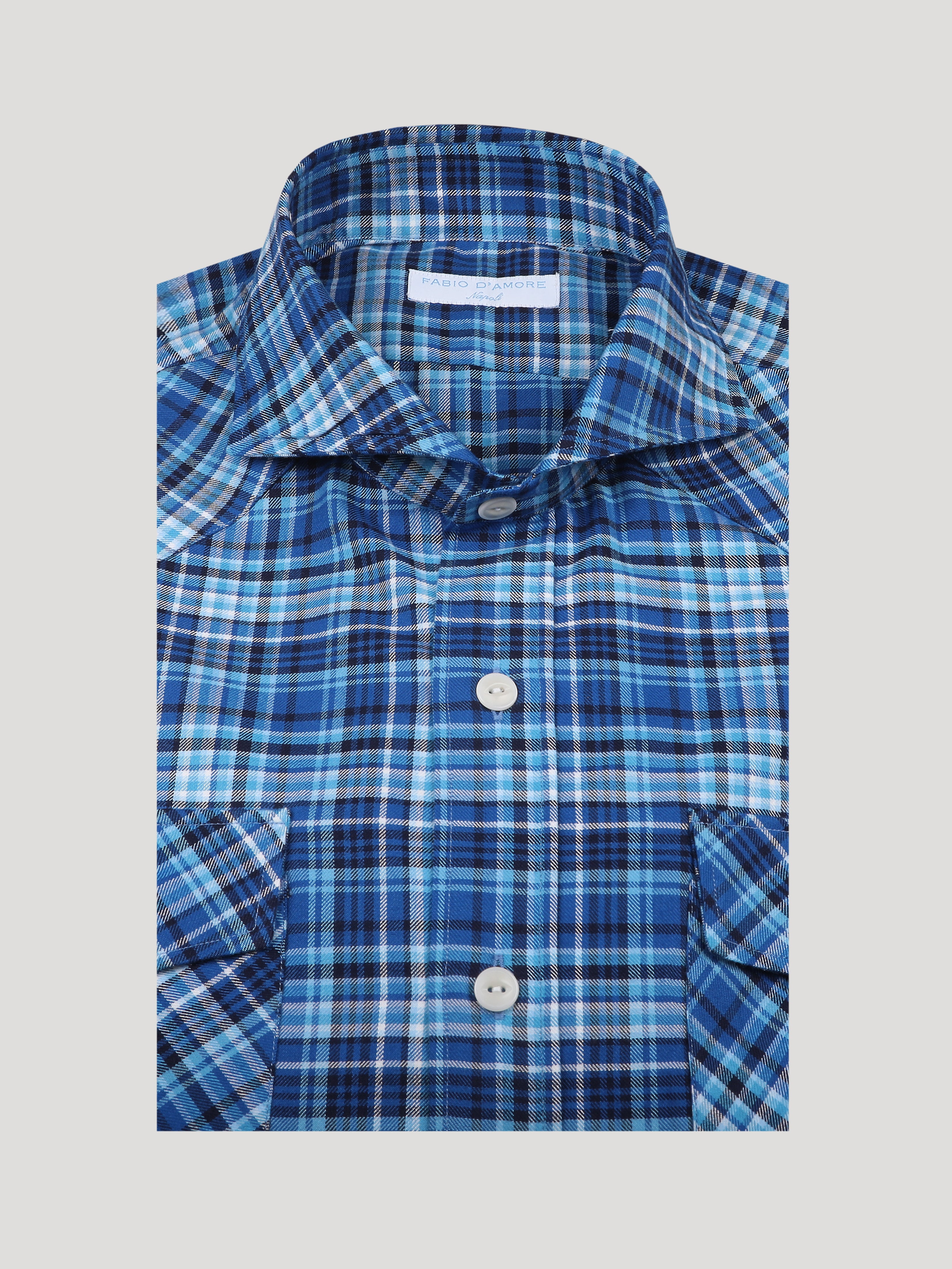 Camicia Texana Flanella Quadro