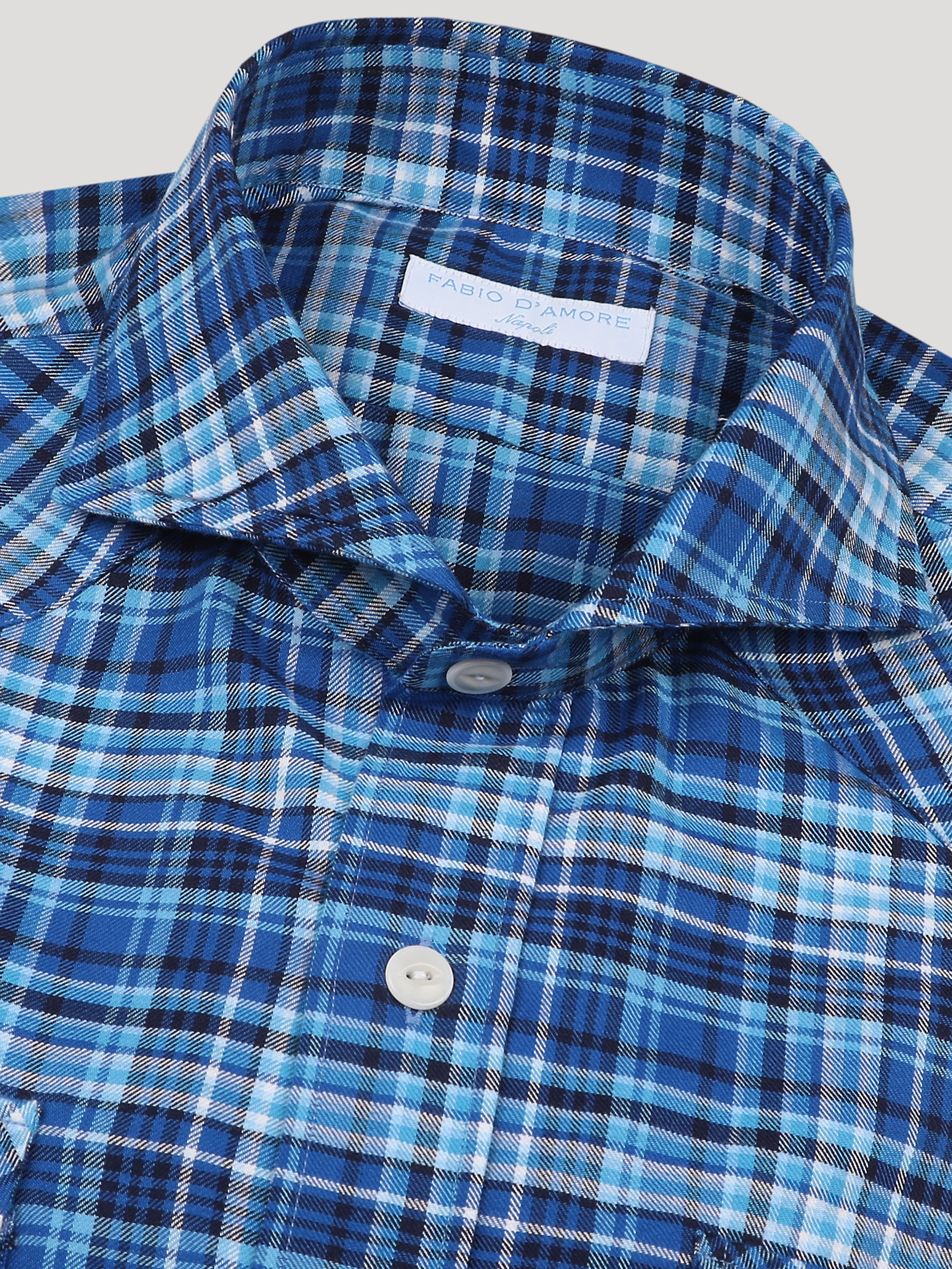 Camicia Texana Flanella Quadro