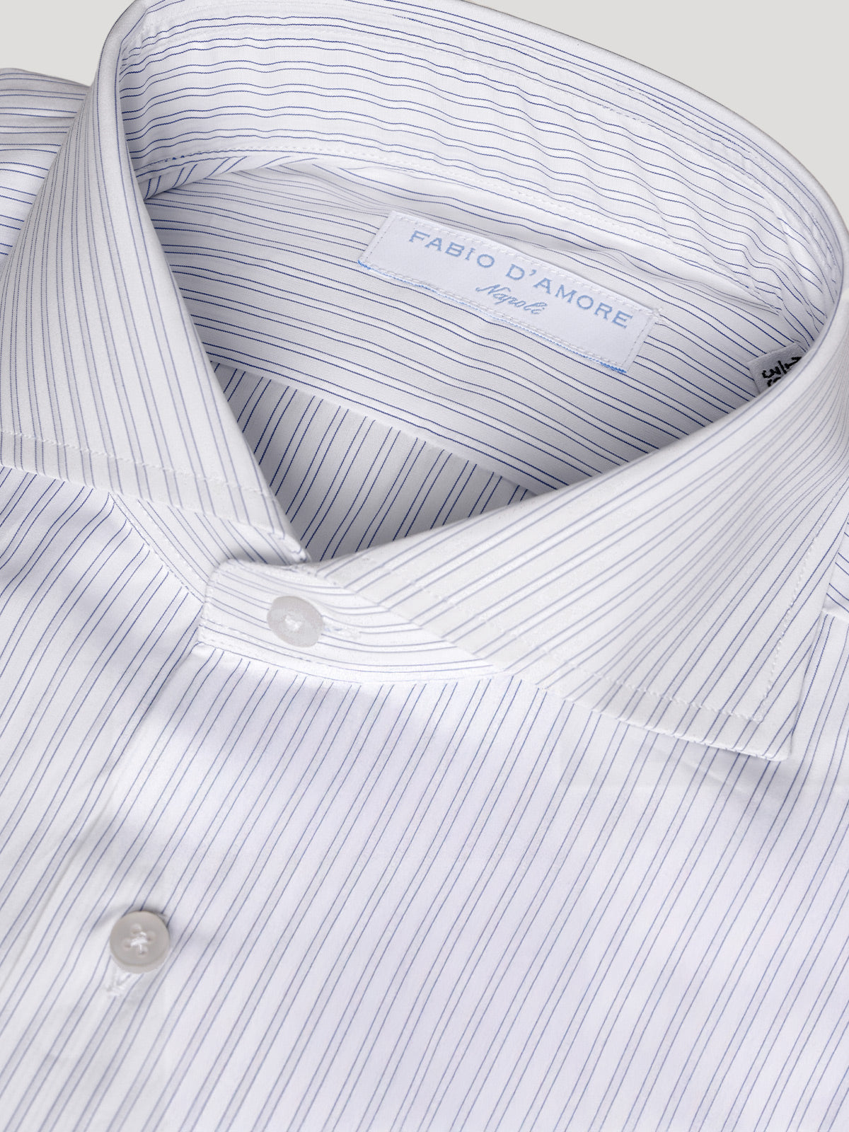 Camicia Slim Sartoriale Collo Mezzo Francese  Squire Made In Italy