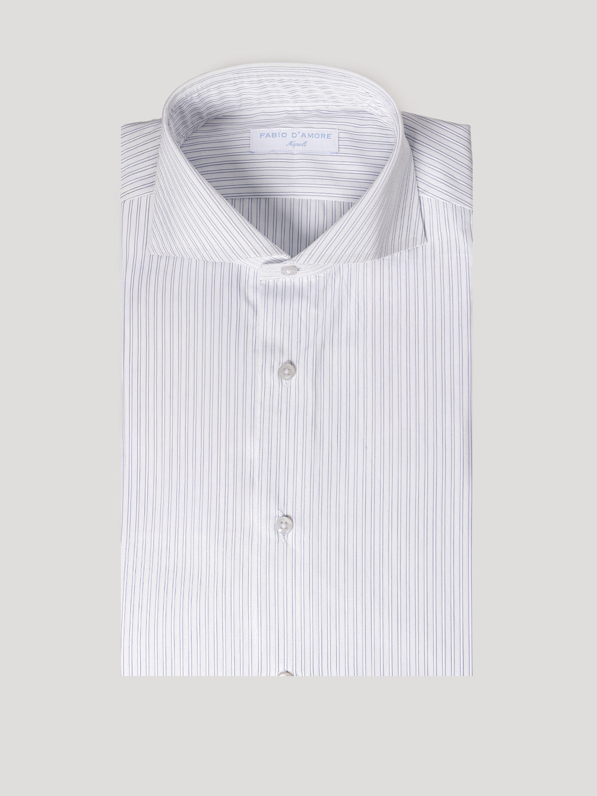 Camicia Slim Sartoriale Collo Mezzo Francese  Squire Made In Italy
