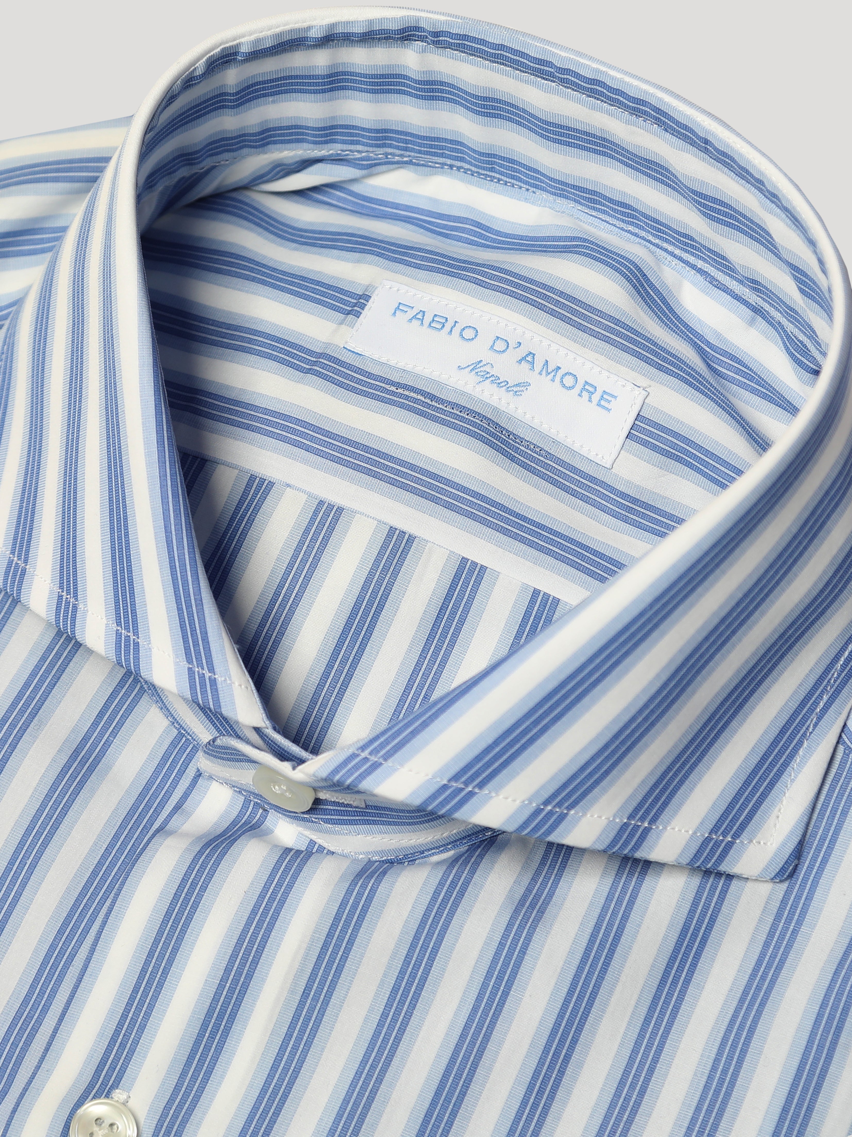 Camicia Slim Sartoriale Collo Mezzo Francese Gery Made in Italy