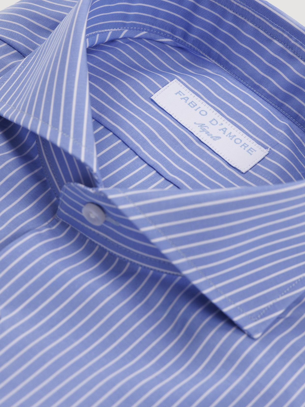 Camicia Slim Sartoriale Amalfi Collo Mezzo Francese Made In Italy