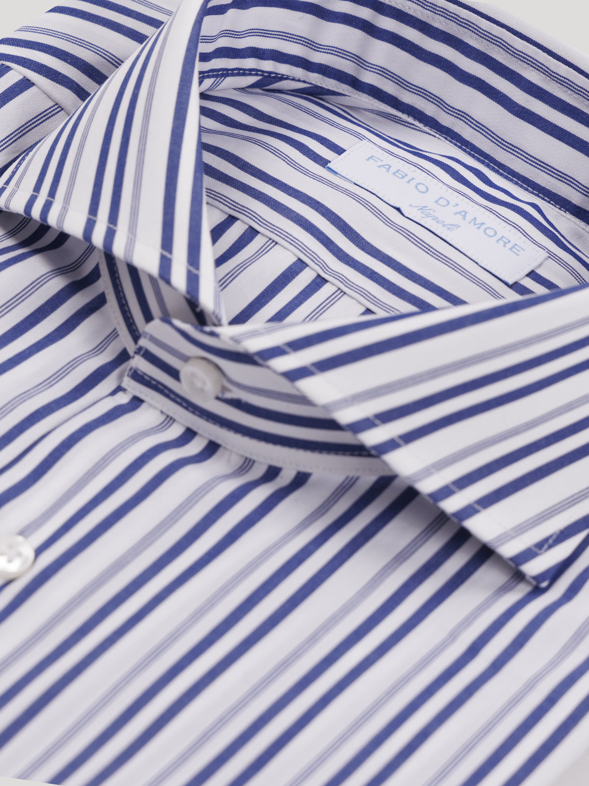 Camicia Slim Sartoriale Positano Collo mezzo Francese Made In Italy