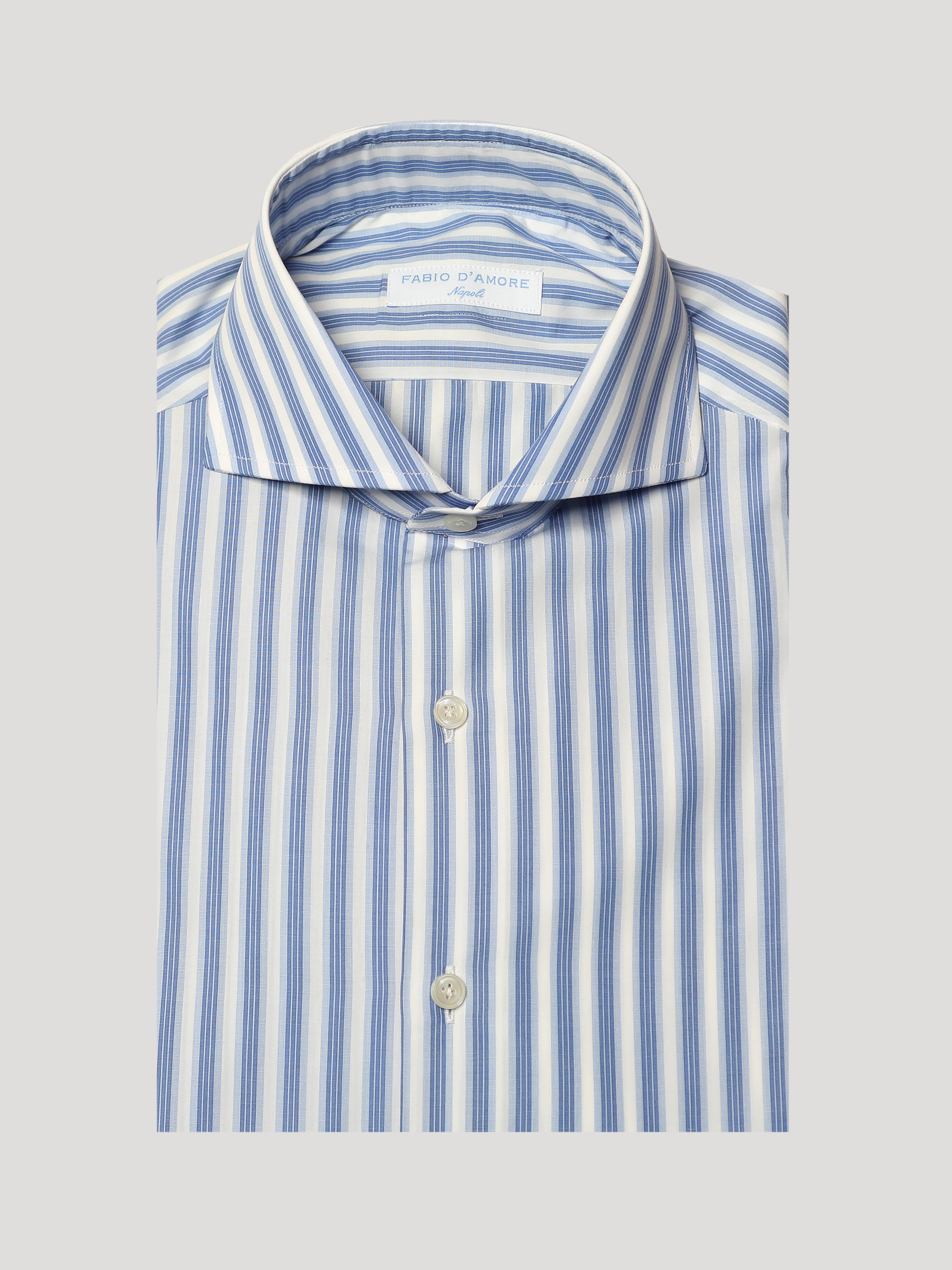 Camicia Slim Sartoriale Collo Mezzo Francese Gery Made in Italy
