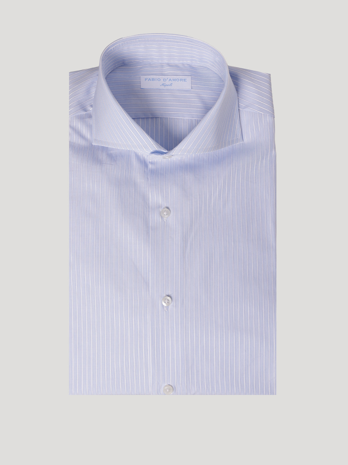 Camicia Slim Sartoriale  Collo Mezzo Francese Alton Made In Italy