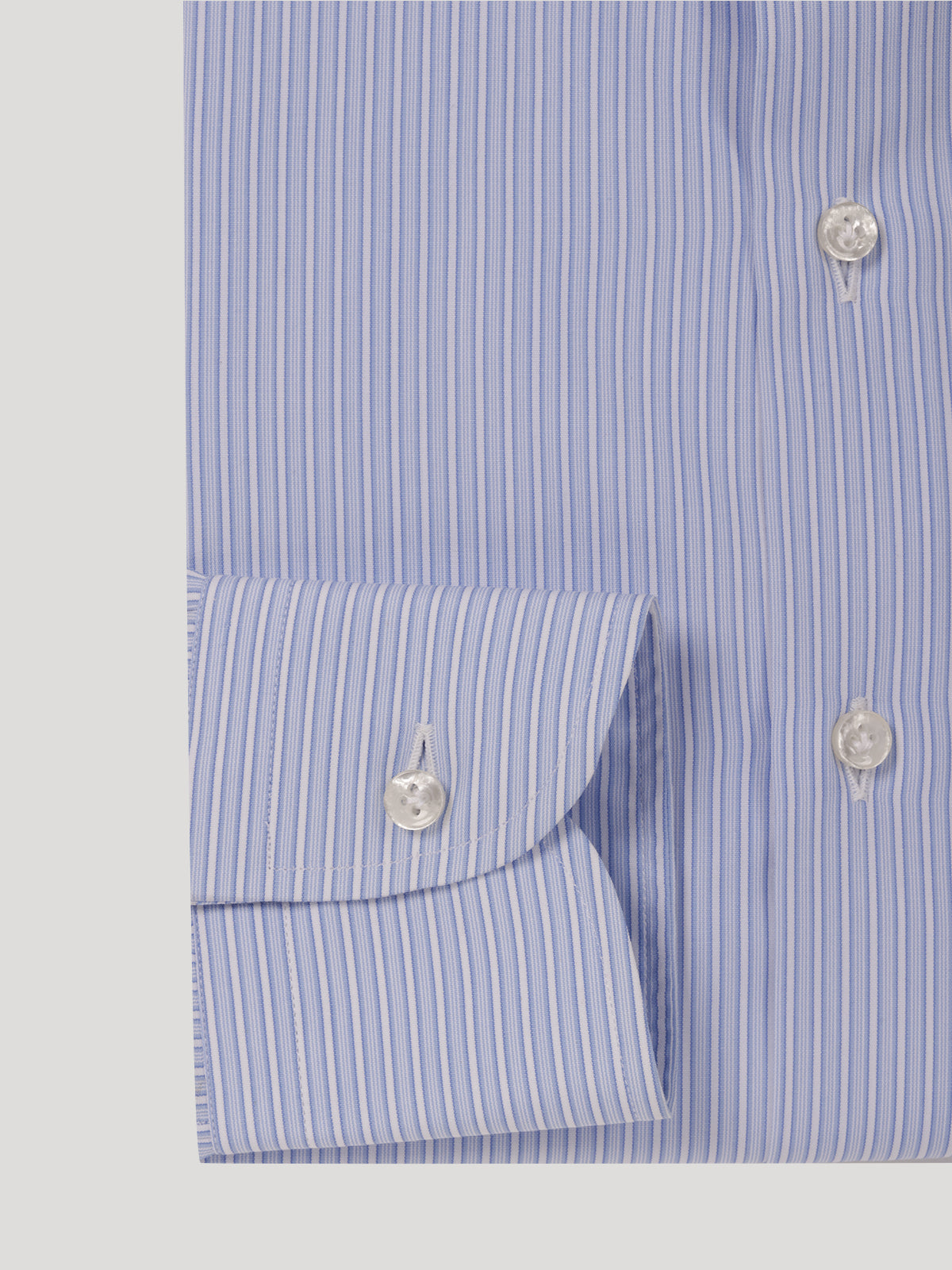 Camicia Regular Fit Sartoriale Collo Mezzo Francese Made In Italy Wall Street 100% Cotone Popeline 70 Compact