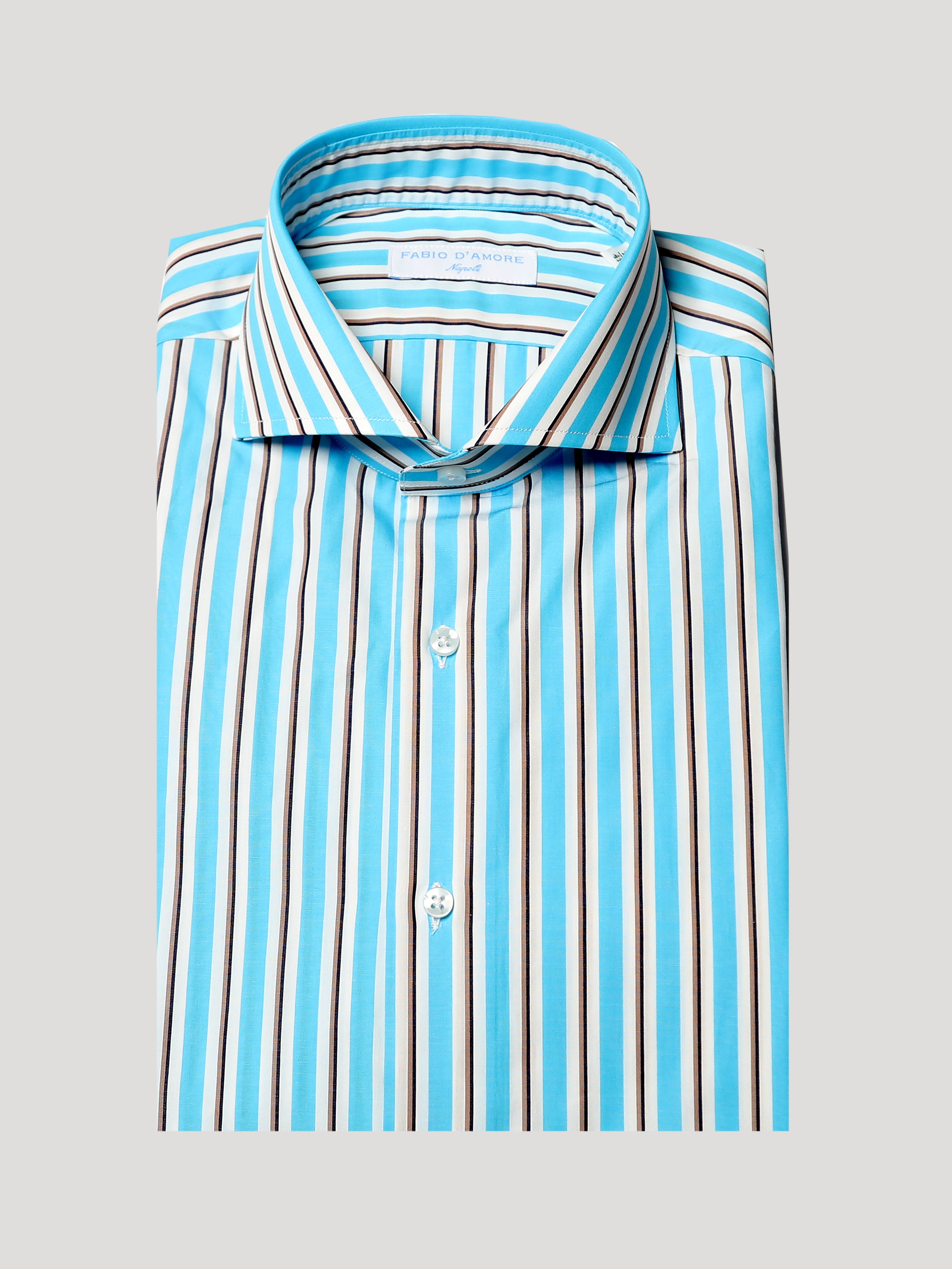 Camicia Slim Sartoriale Collo Mezzo Francese Anacapri Made in Italy