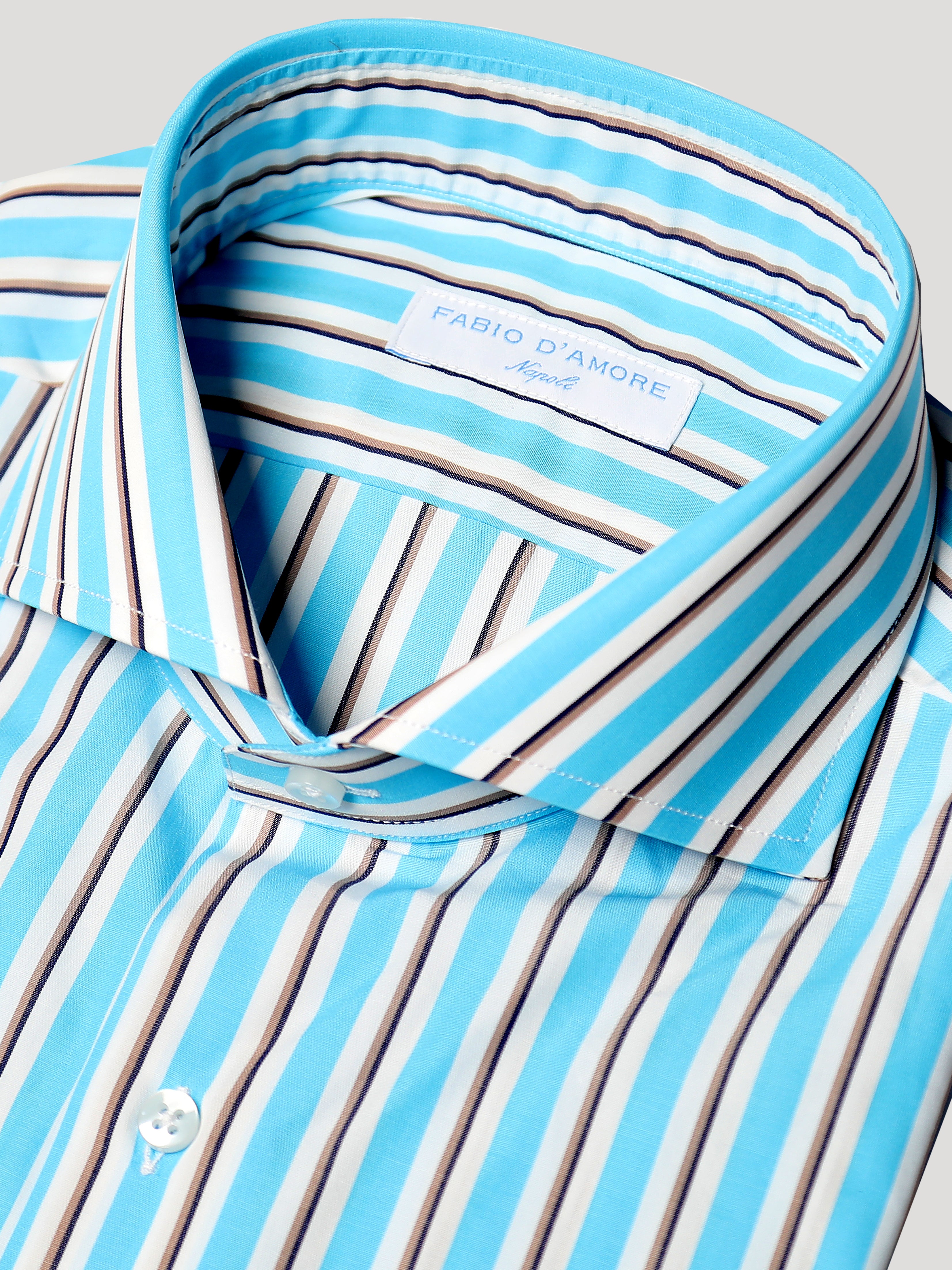 Camicia Slim Sartoriale Collo Mezzo Francese Anacapri Made in Italy