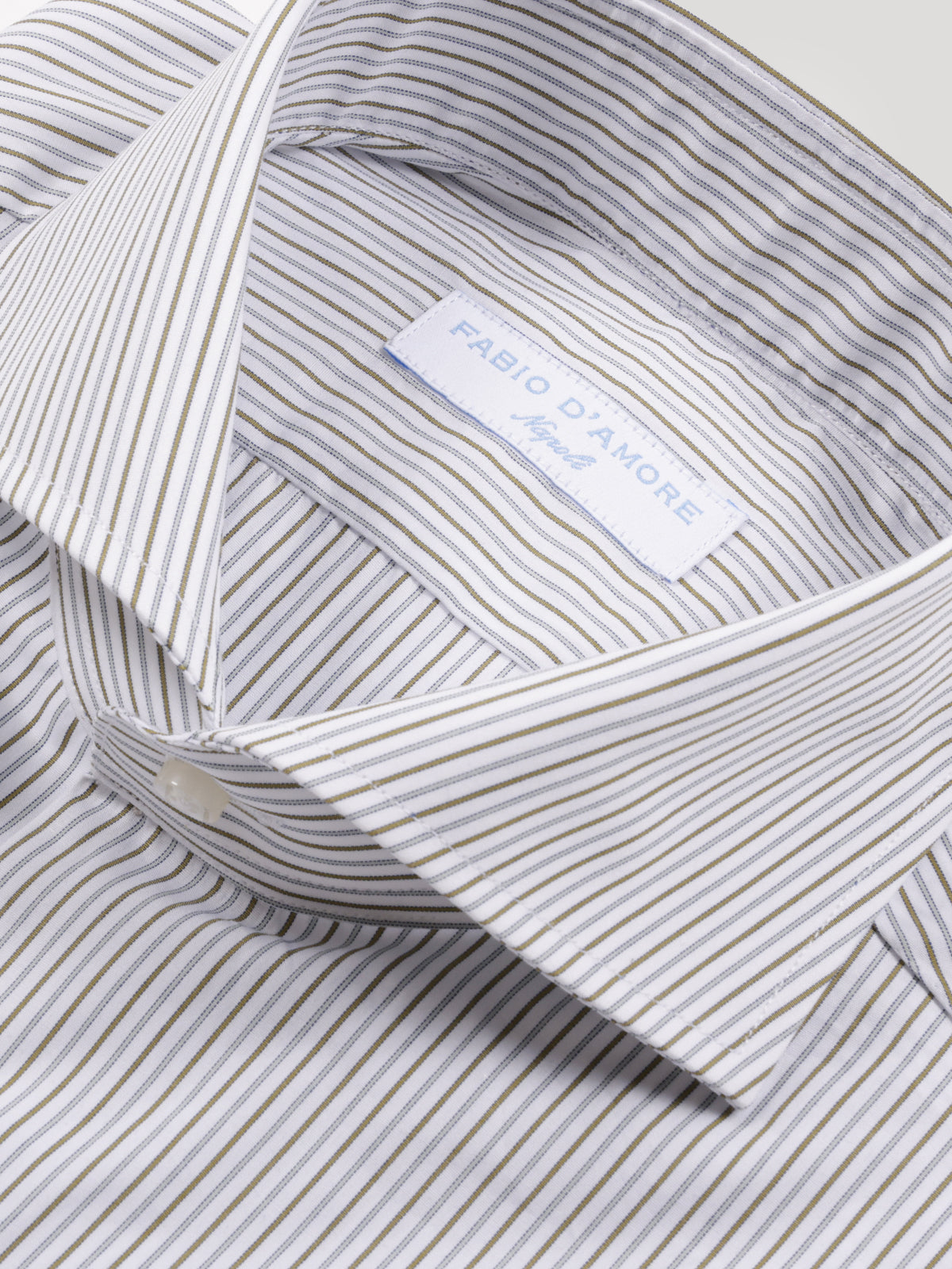 Camicia Slim Sartoriale Collo Mezzo Francese Ventotene Made In Italy