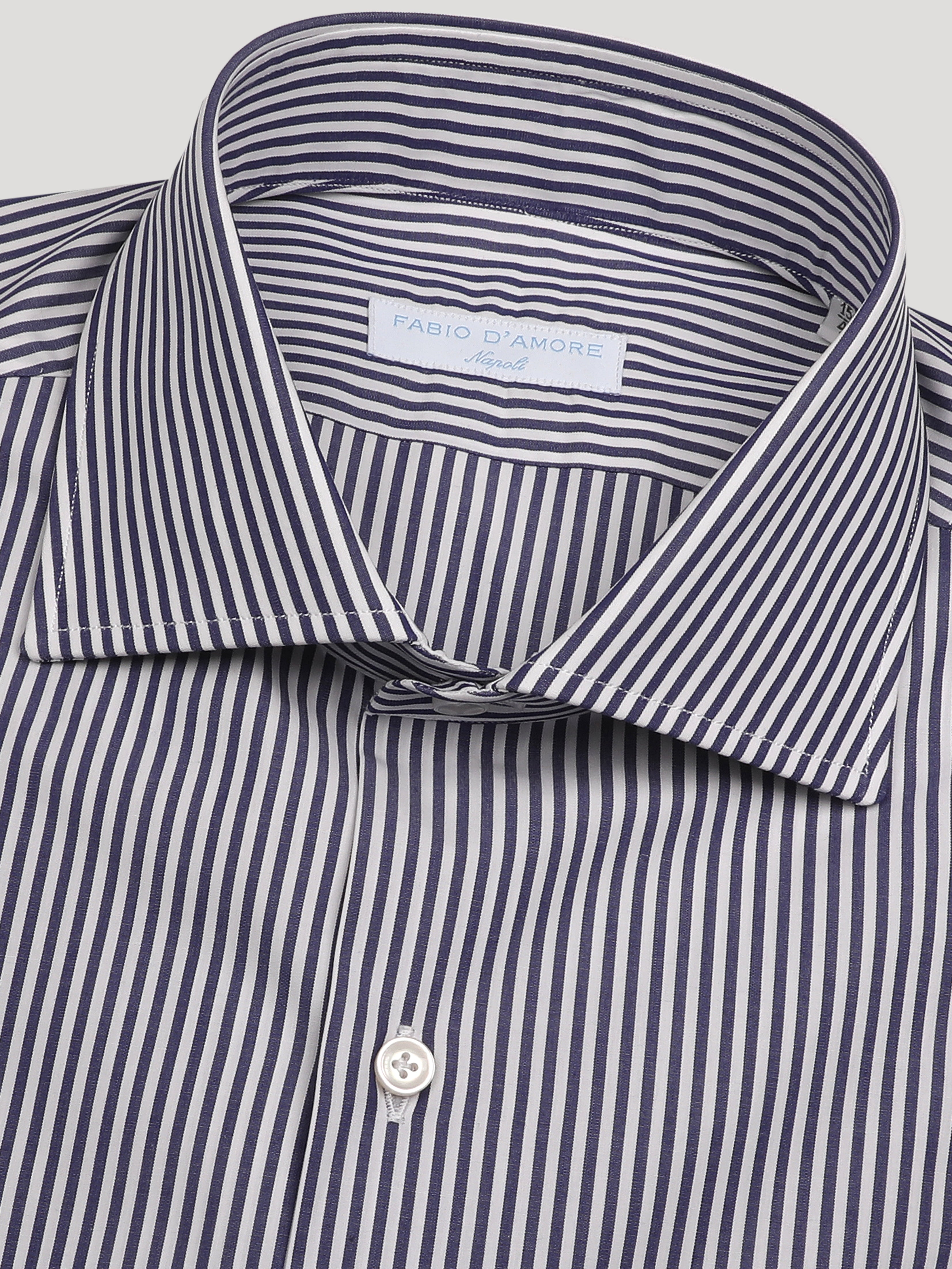Camicia SLIM Sartoriale Collo Mezzo Francese 3 PASSAGGI A MANO Napoletanità
