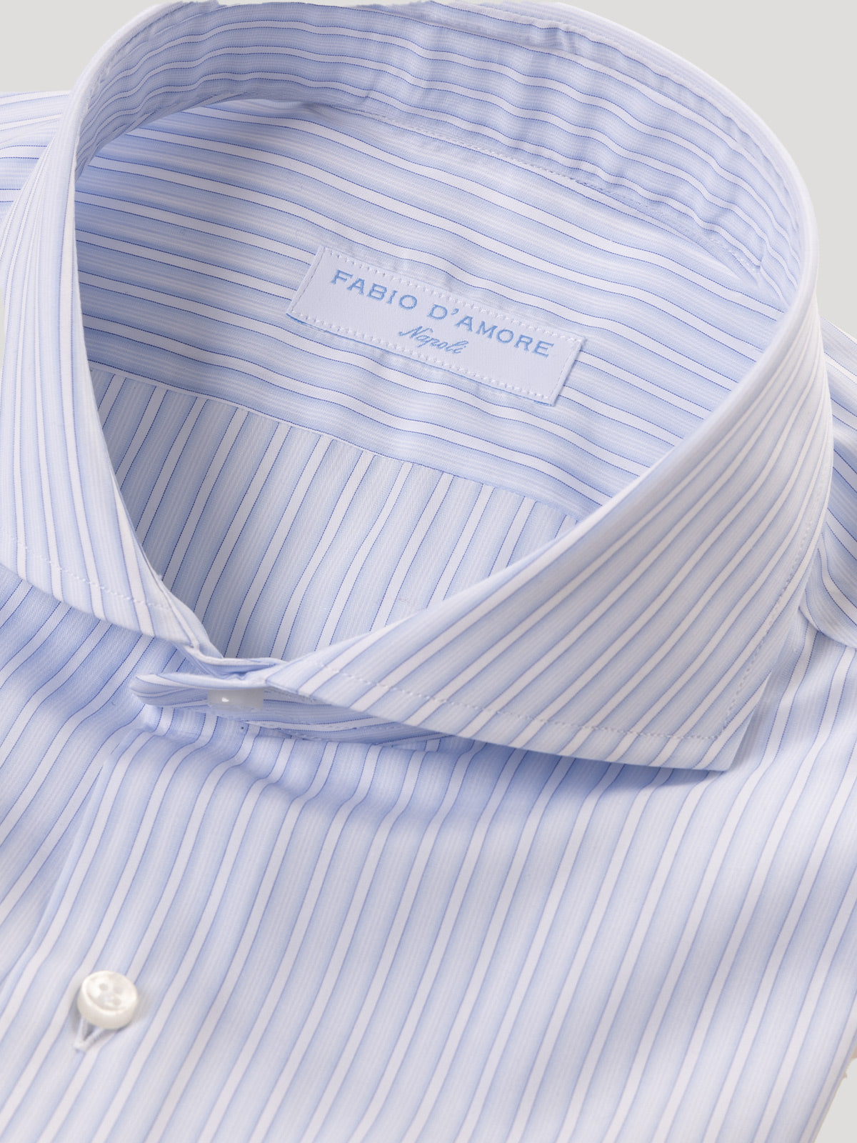 Camicia Slim Sartoriale Portofino Collo Mezzo Francese Made In Italy