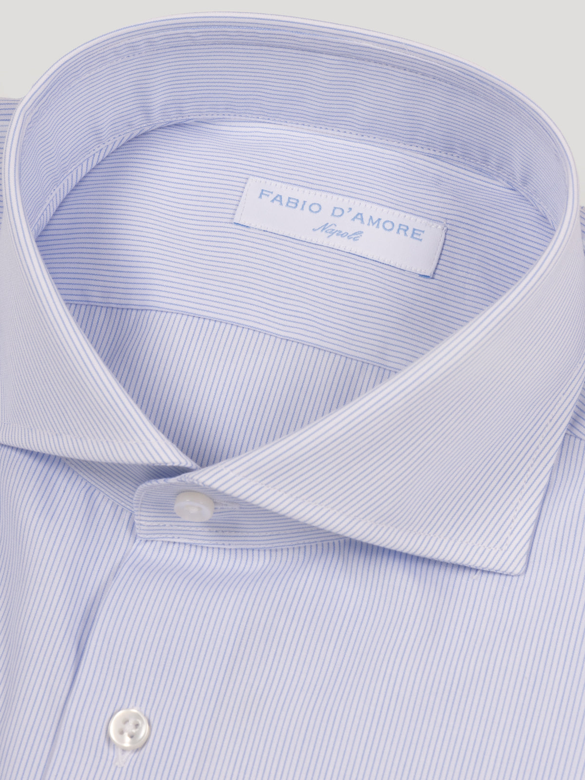 Camicia Slim Sartoriale Collo Mezzo Francese Gaeta Made In Italy