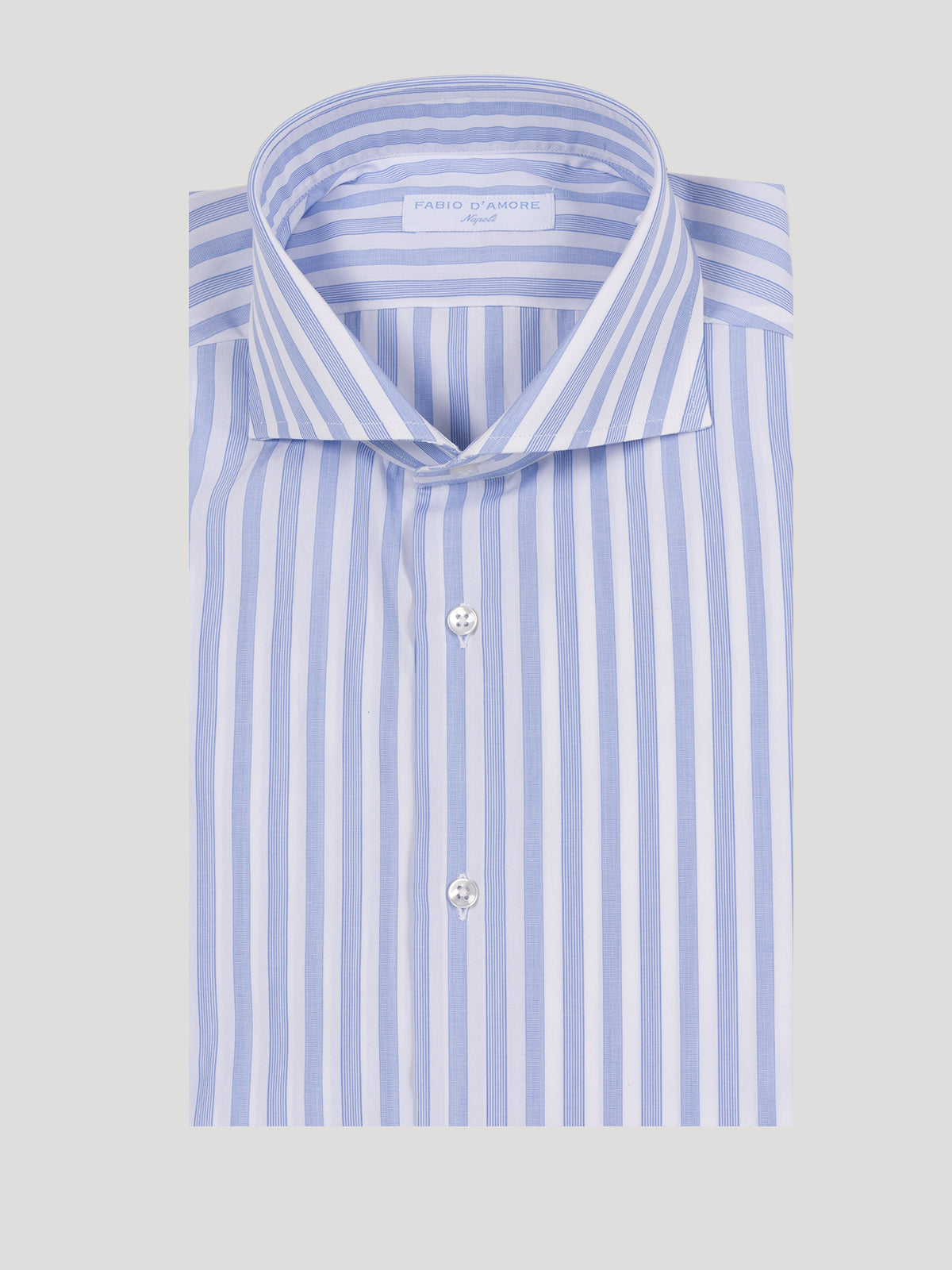Camicia Slim Sartoriale Collo Mezzo Francese Coroglio Made In Italy