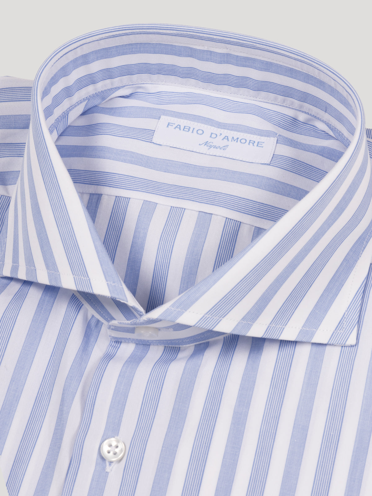 Camicia Slim Sartoriale Collo Mezzo Francese Coroglio Made In Italy