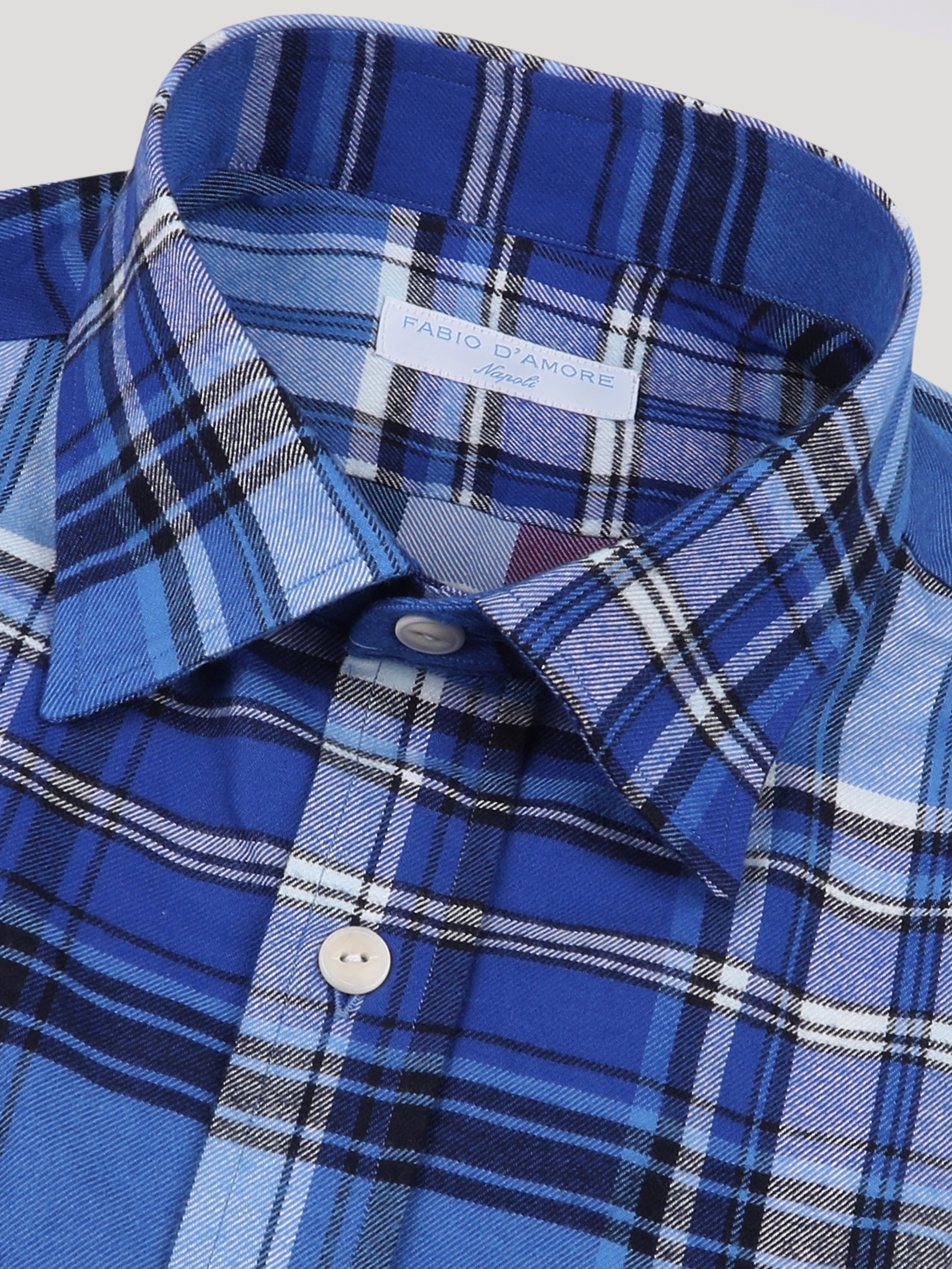 Camicia Texana Flanella Quadro