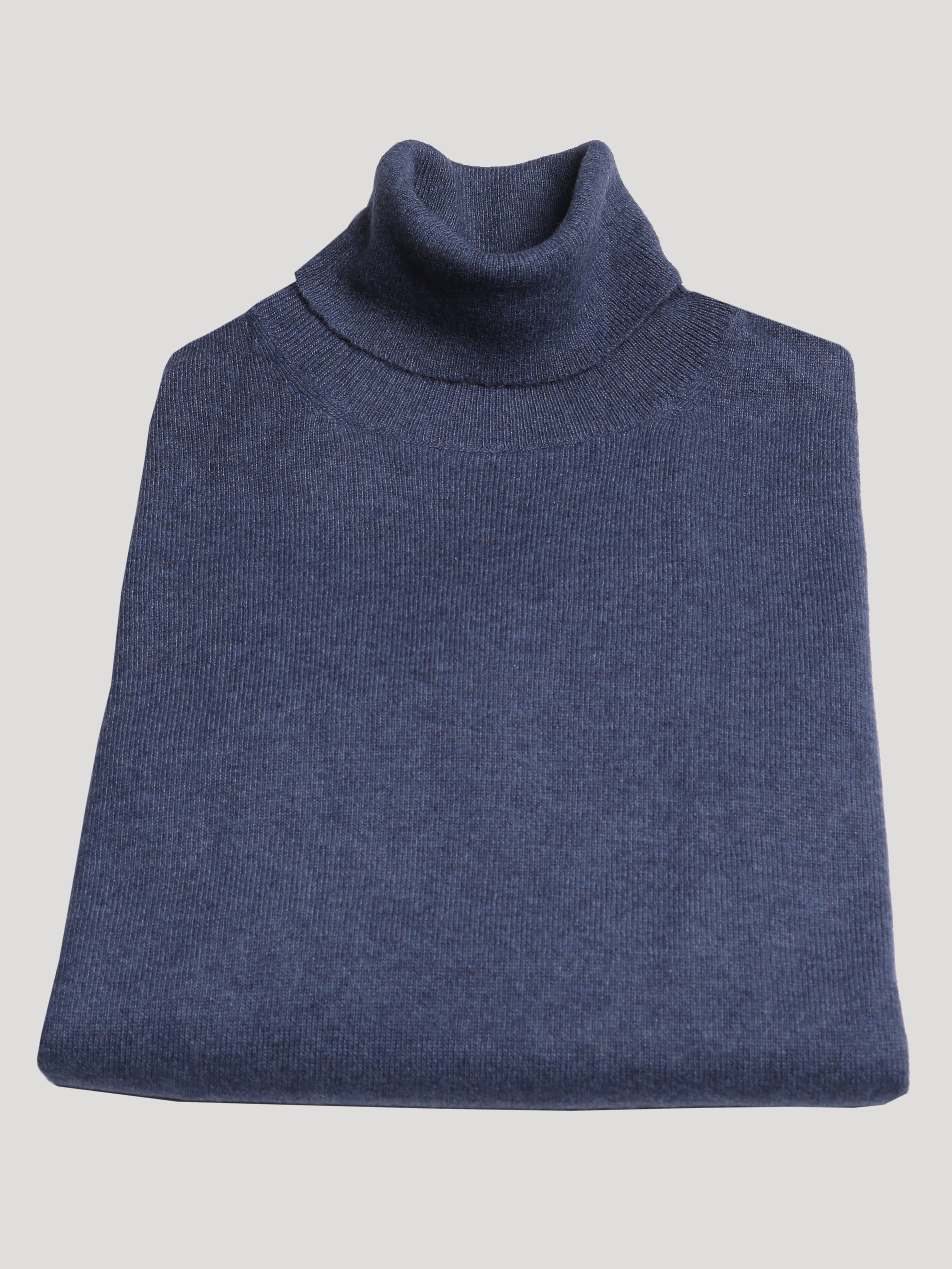 Maglione Collo Alto in Cashemere Made in Italy Avio