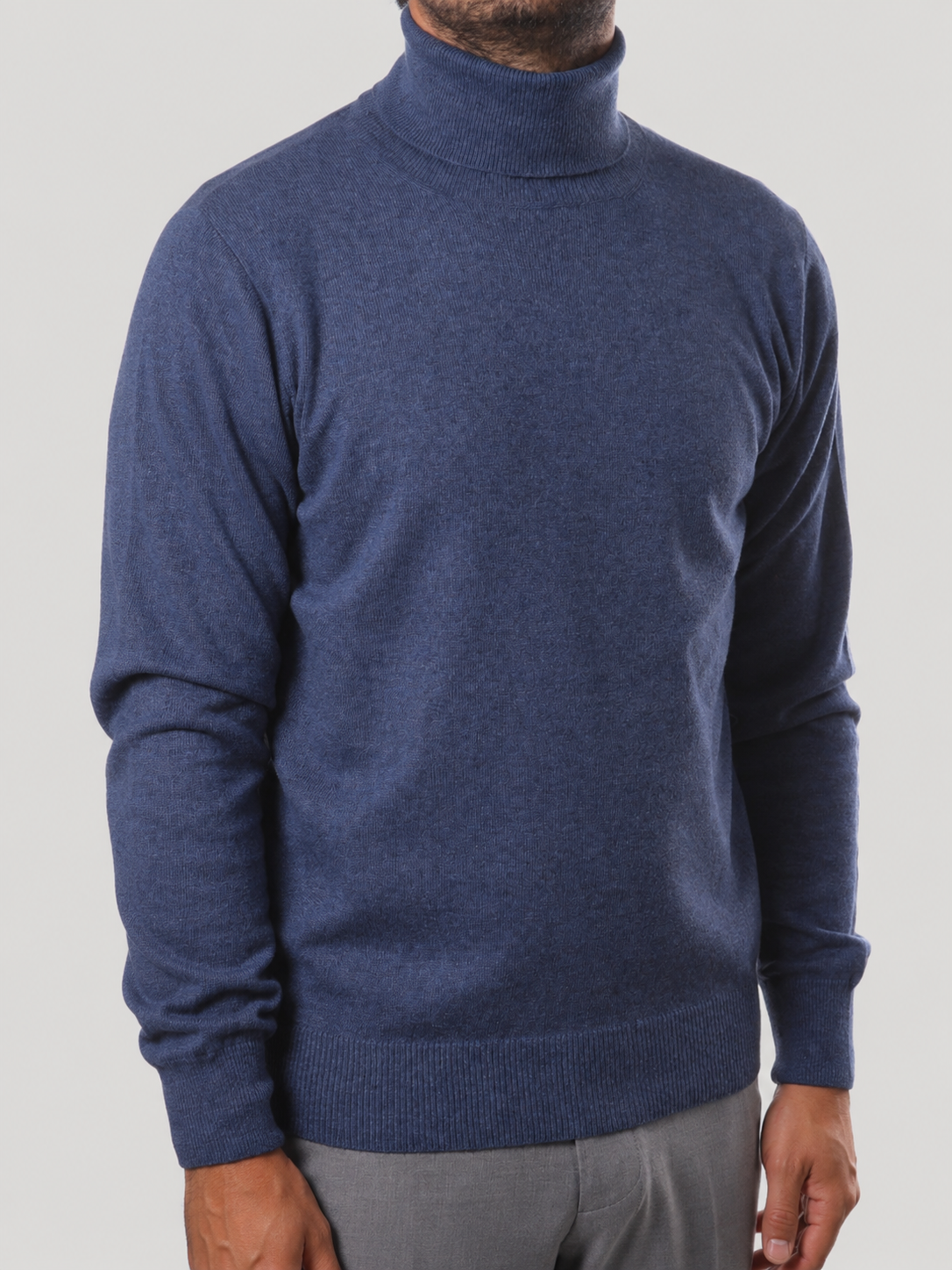 Maglione Collo Alto in Cashemere, 100% Made in Italy Avio
