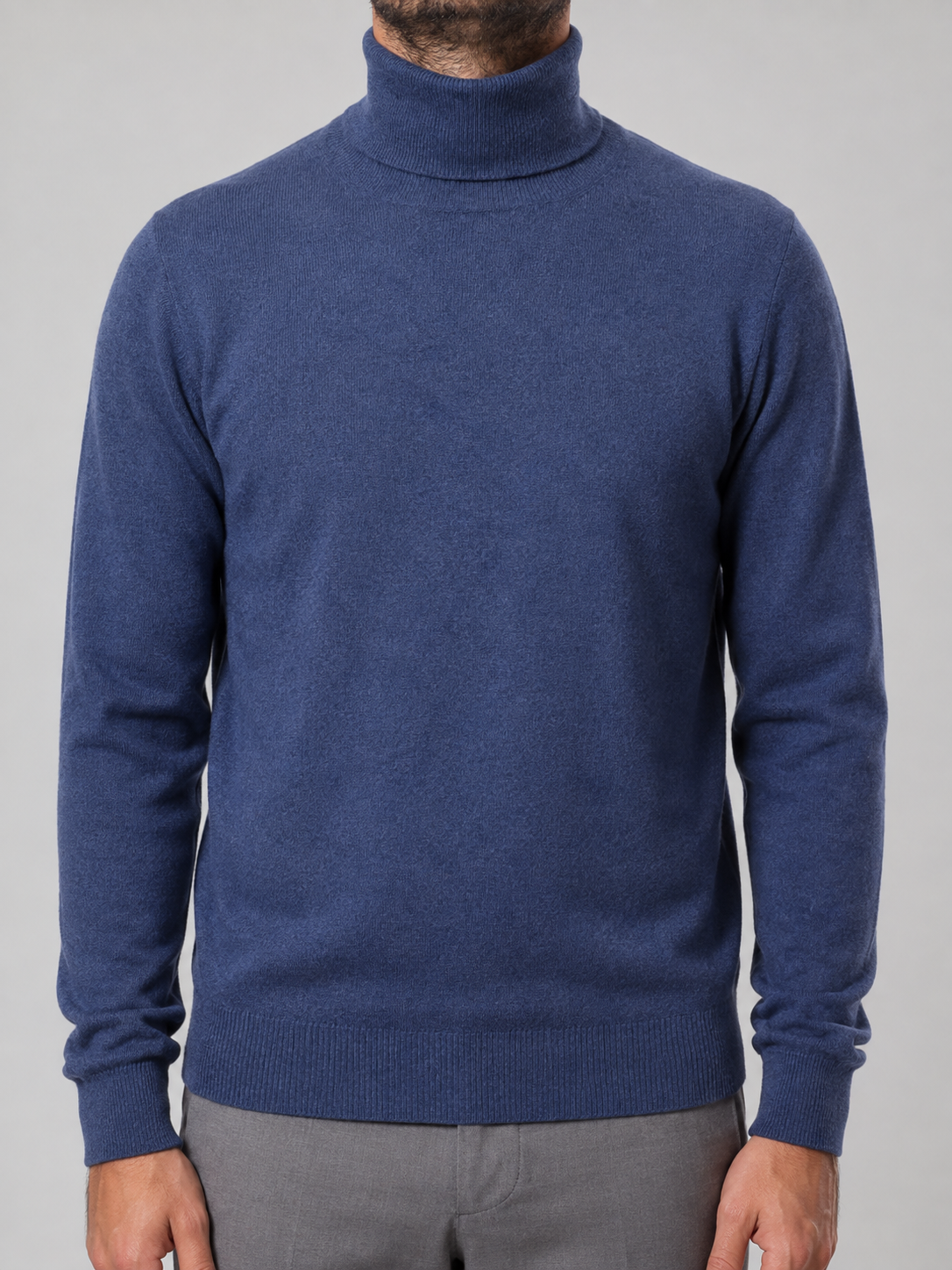Maglione Collo Alto in Cashemere, 100% Made in Italy Avio