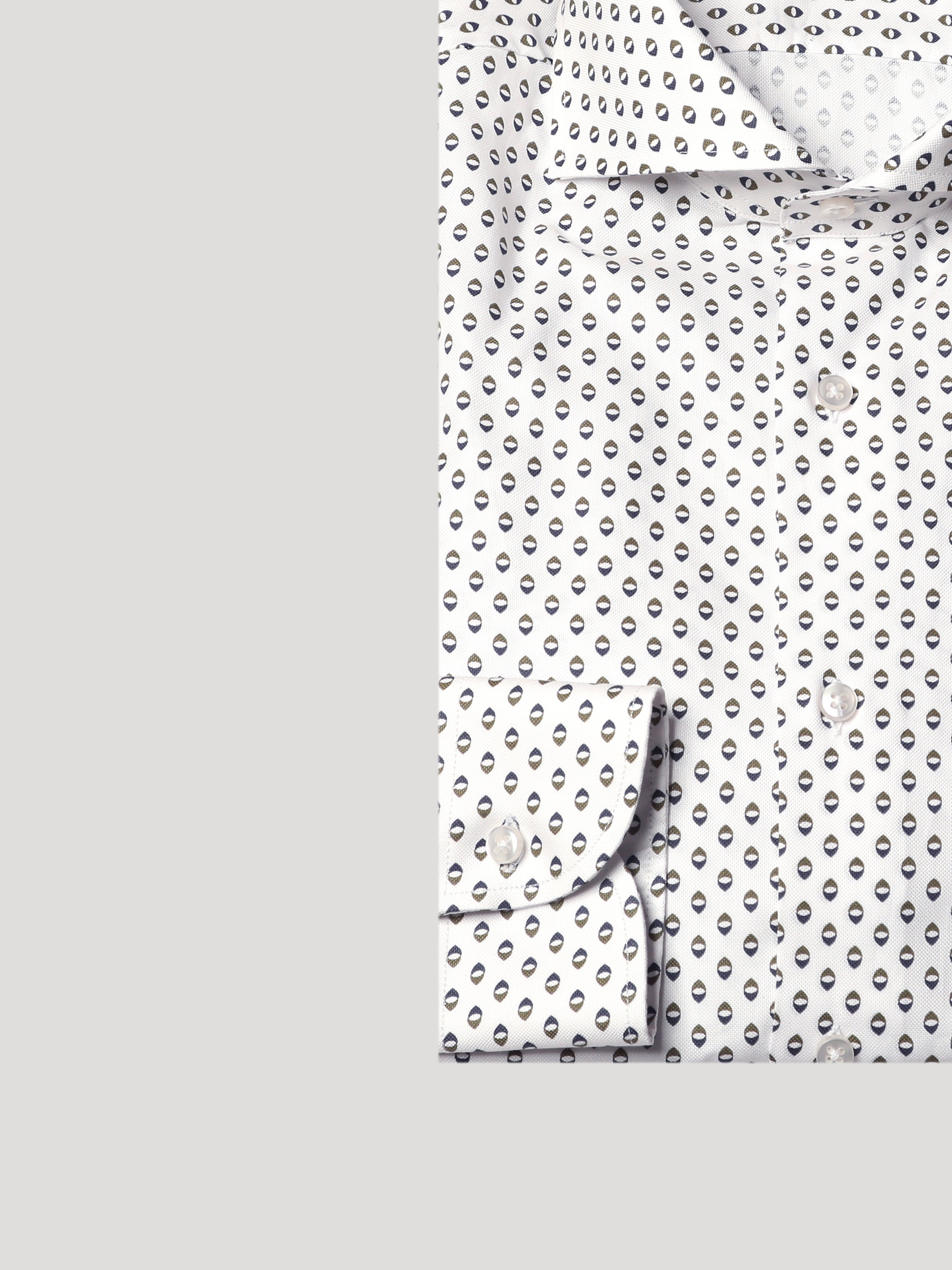 Camicia Slim Sartoriale Collo Mezzo Francese Soft Oxford Stamp