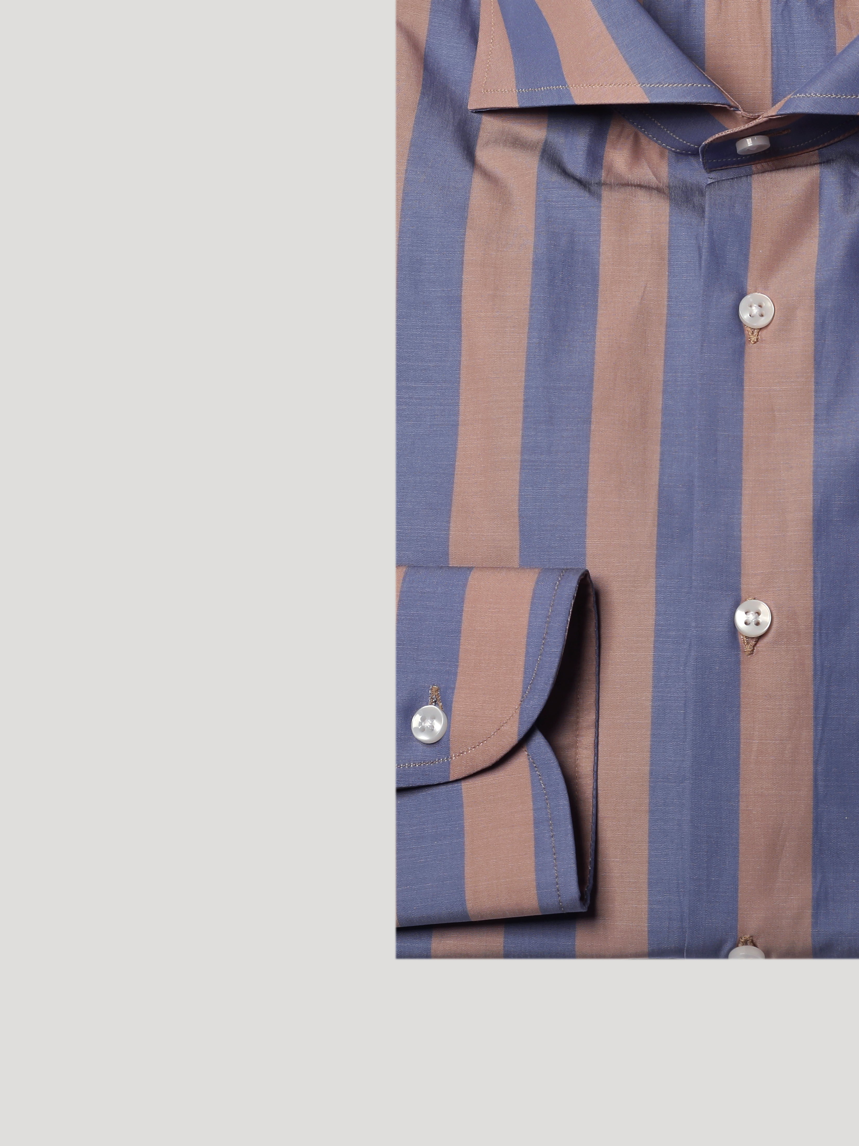 Camicia Slim Sartoriale Collo Mezzo Francese Soft Mediterranea Made In Italy