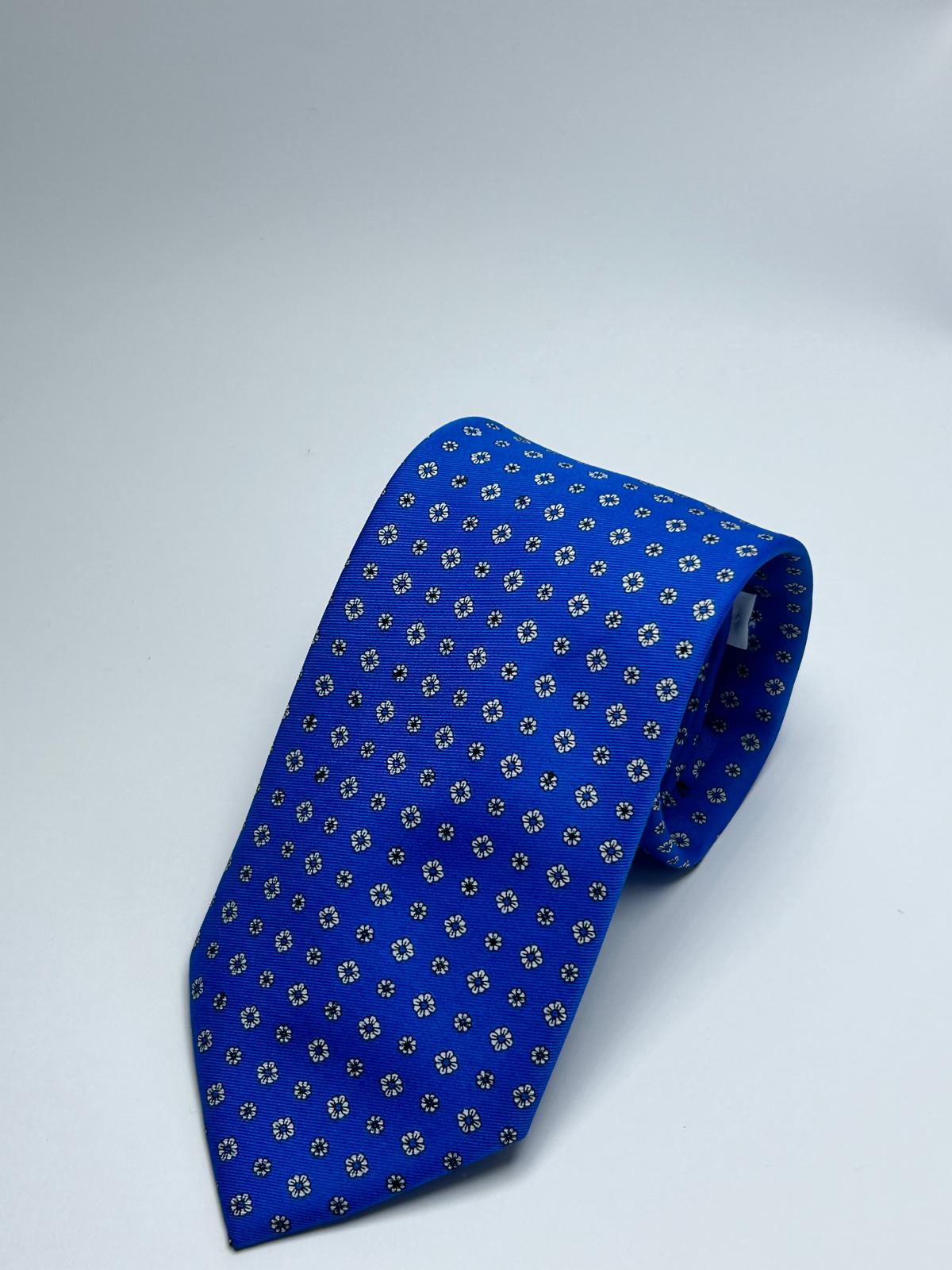 Cravatta Fantasia Azzurra