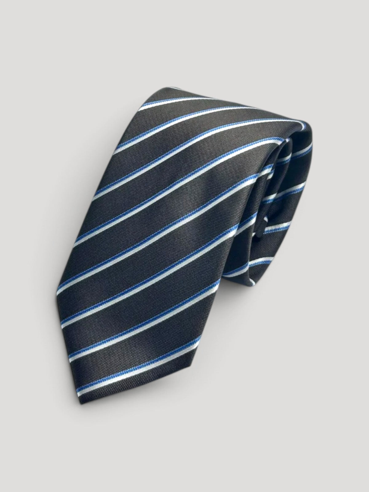 Cravatta Regimental Marrone e Blu
