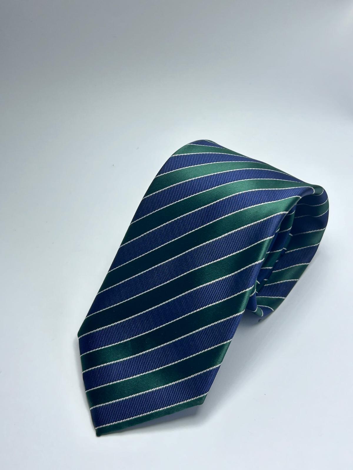 Cravatta Regimental Blu e Verde