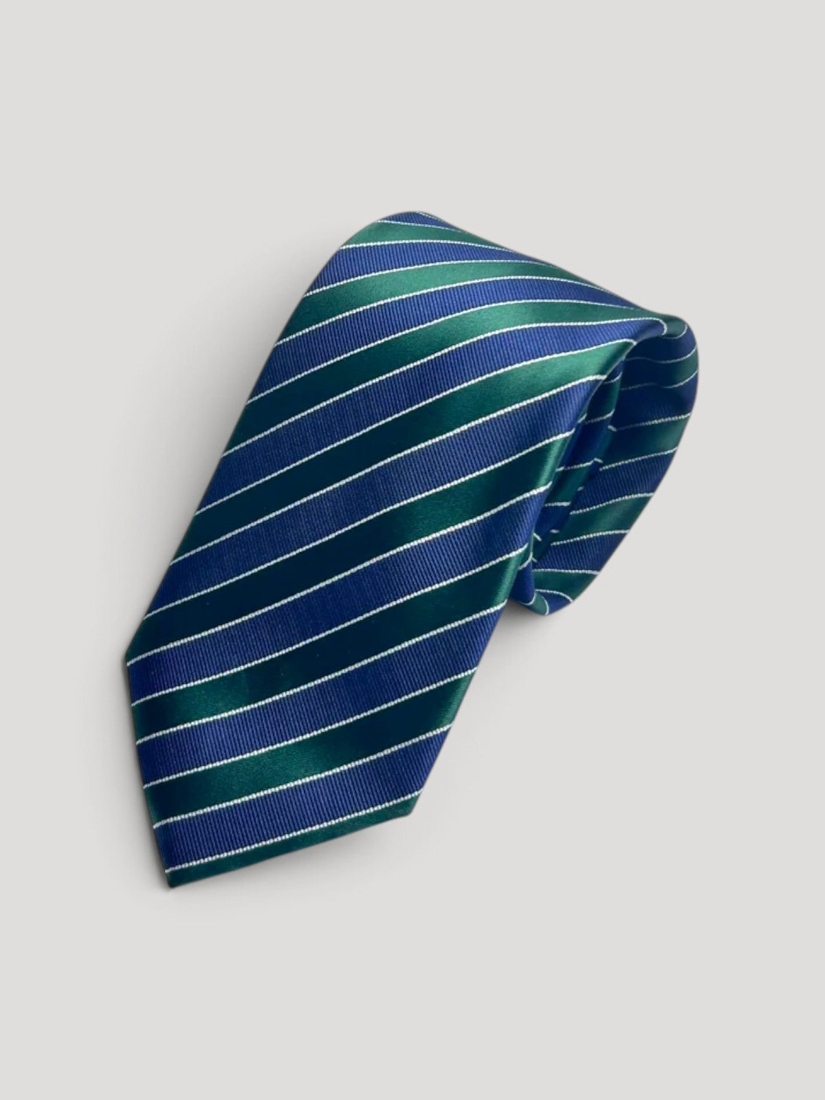 Cravatta Regimental Blu e Verde