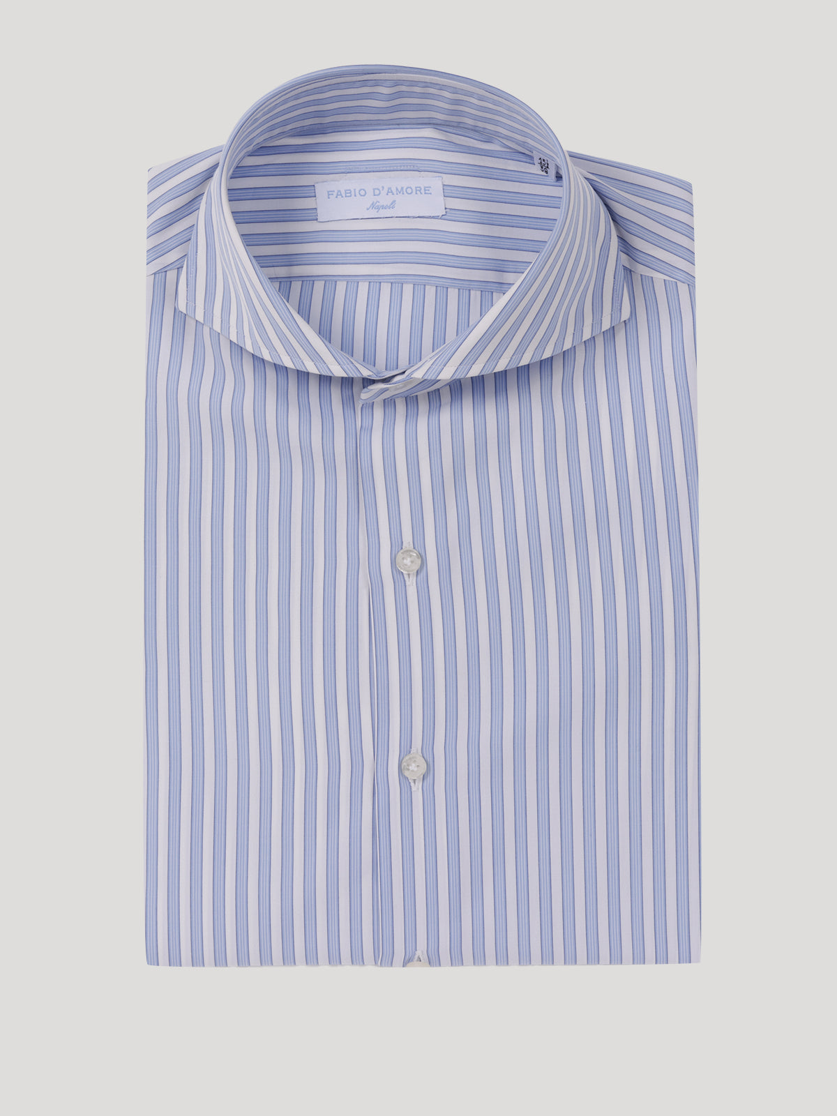 Camicia Slim Fit Rigata Doppia Riga