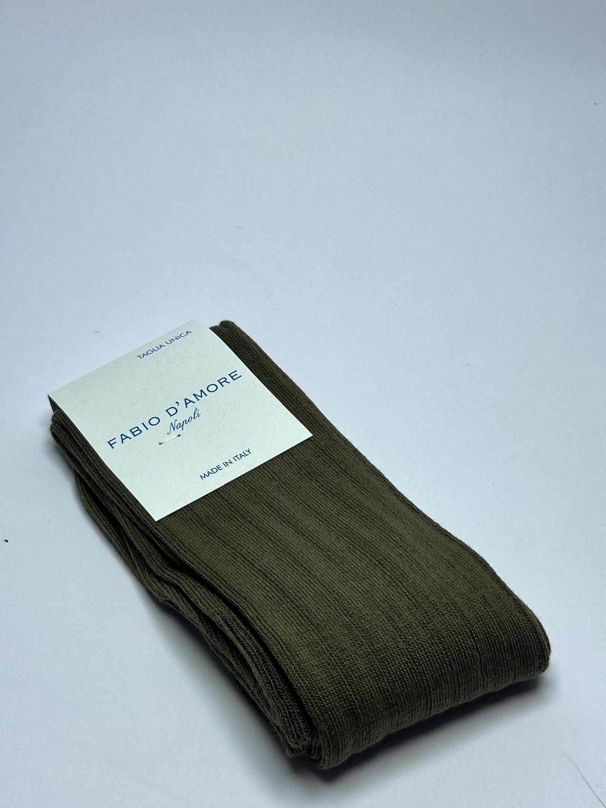 Calzino lungo Costa tortora Made in Italy