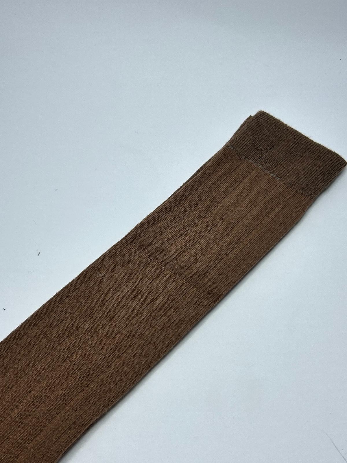 Calzino lungo Costa marrone Made in Italy