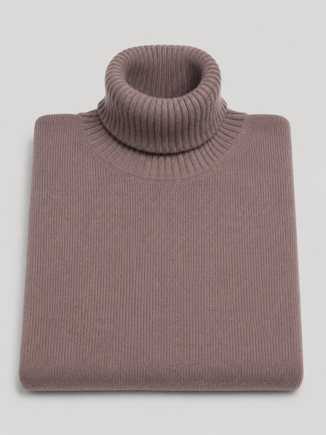 Maglione Collo Alto in Lana,  100%  Made in Italy  Castoro
