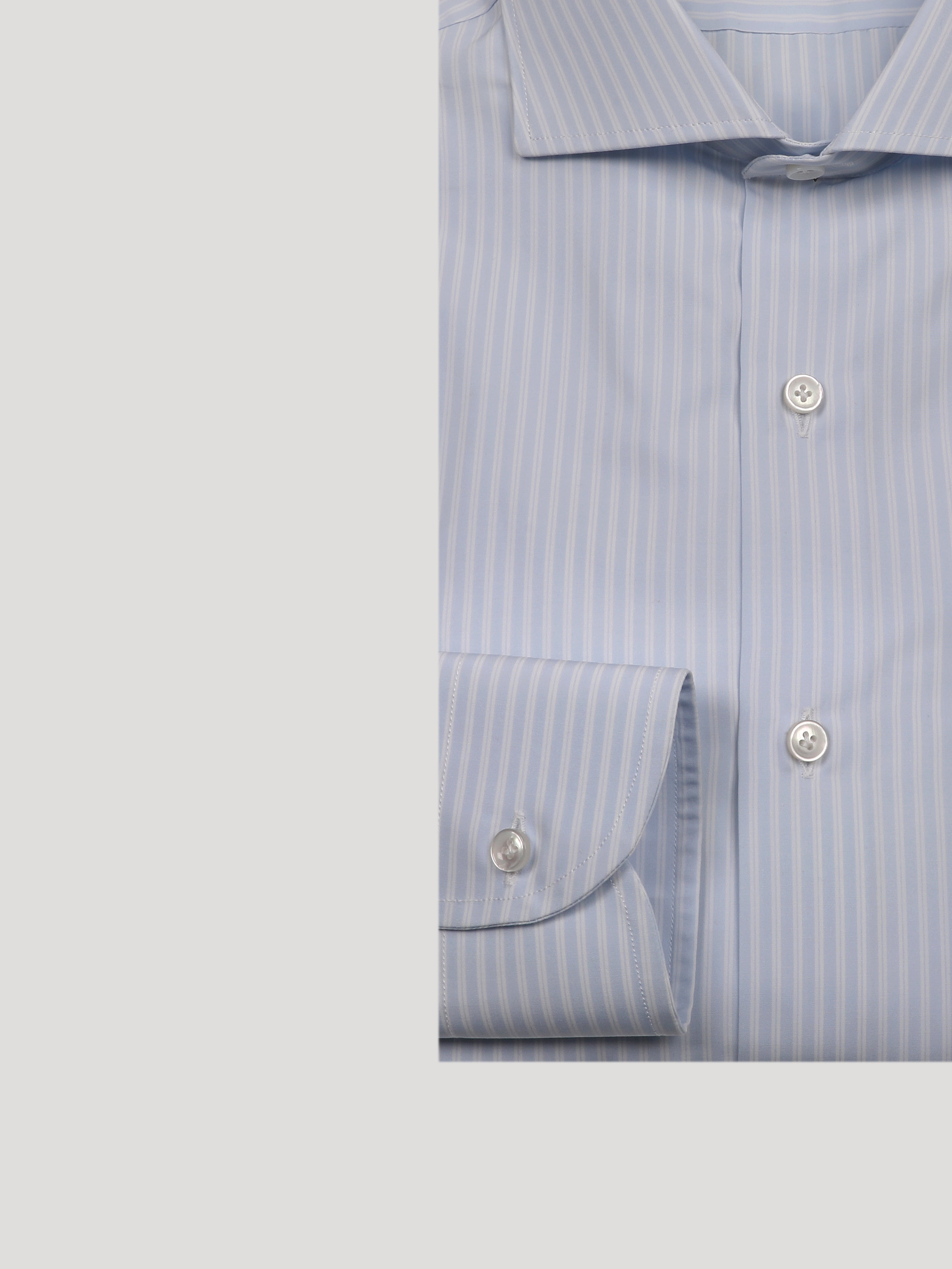 Camicia Regular fit Sartoriale Collo Mezzo Francese Made In Italy Grosseto 100% Cotone Popeline 70 Compact