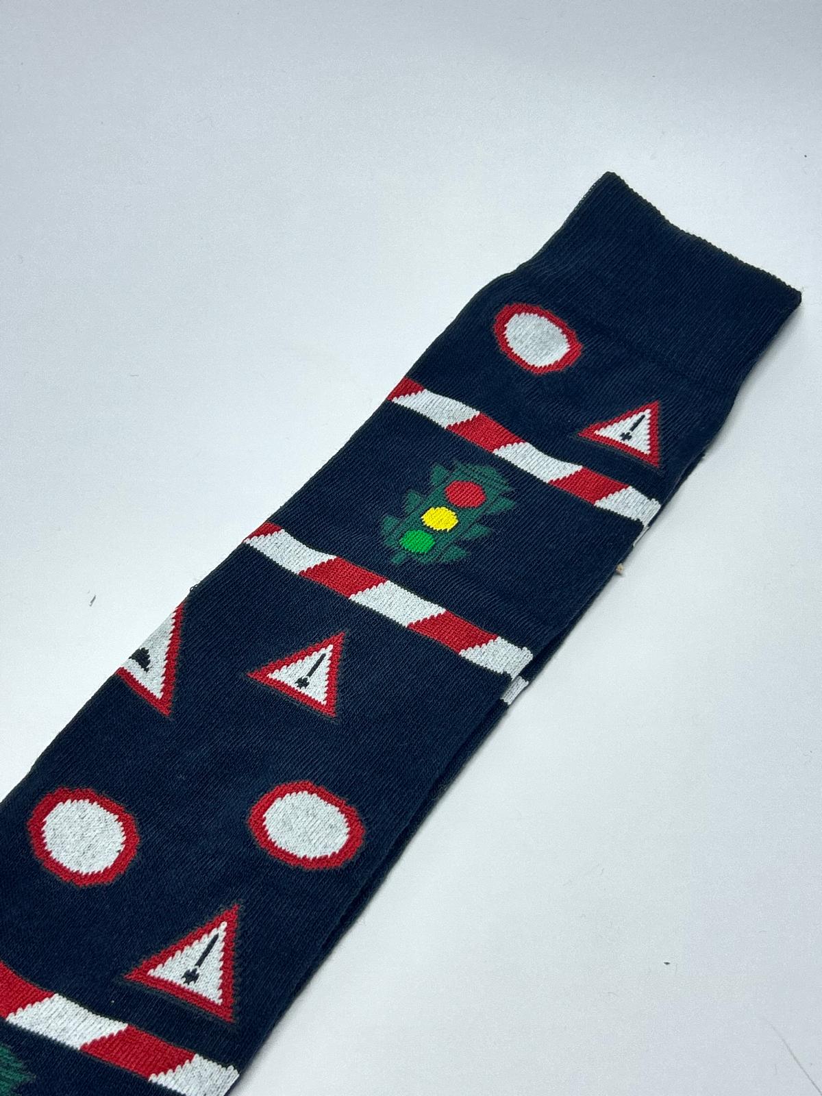 Calzino lungo Semaforo blu Made in Italy