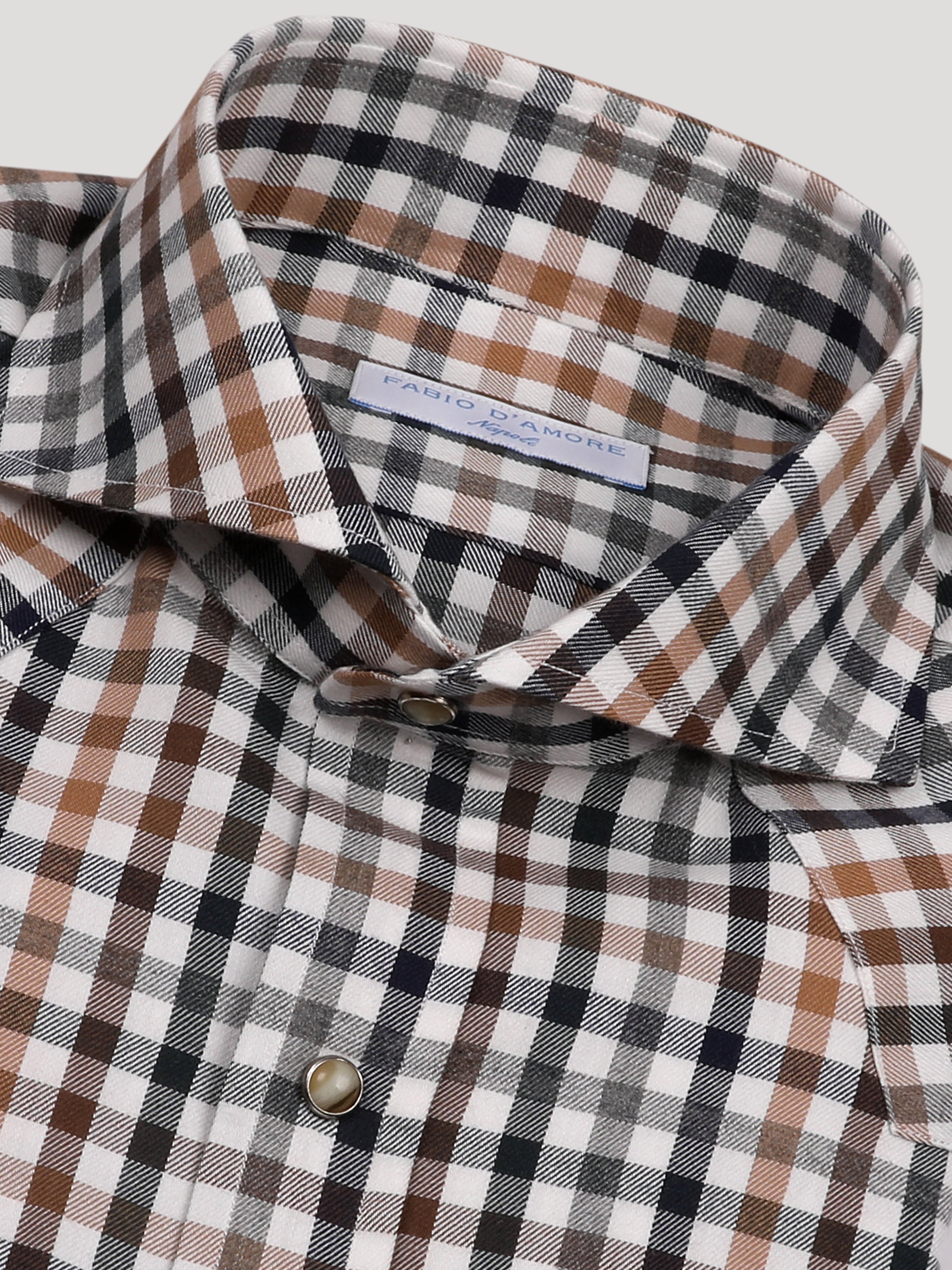 Camicia Texana Flanella quadro