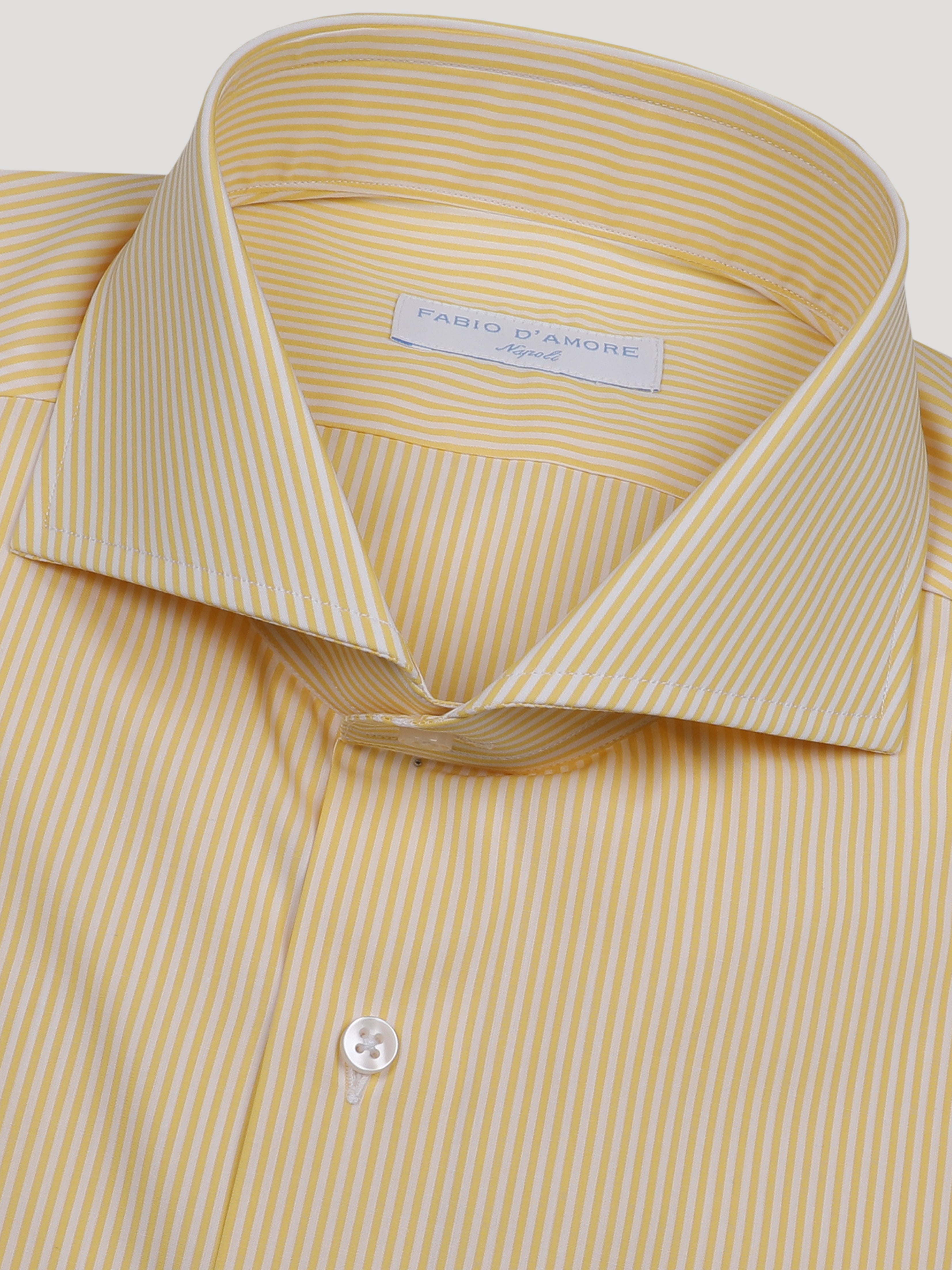 Camicia SLIM Sartoriale Naxos Gialla Made In Italy